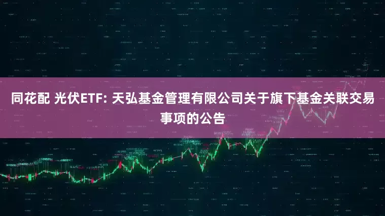同花配 光伏ETF: 天弘基金管理有限公司关于旗下基金关联交易事项的公告